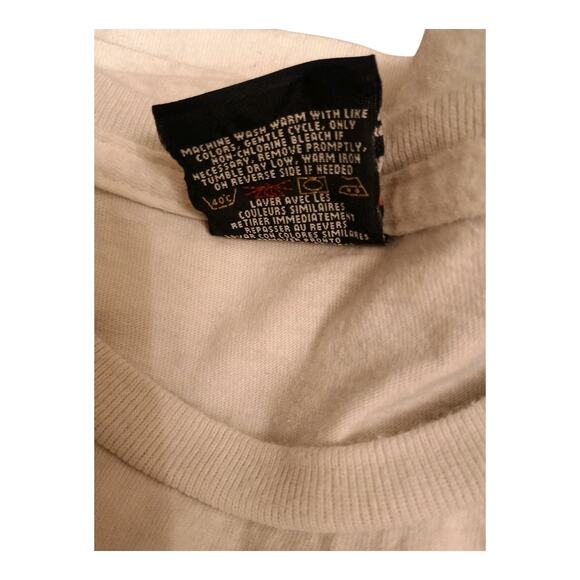 Tommy Hilfiger Alpine Vintage 90s Gear T Shirt Adult XXL White Long Sleeve Mens - Picture 9 of 11